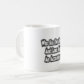 Accountant grap... twee duimen koffiemok (Voorkant links)