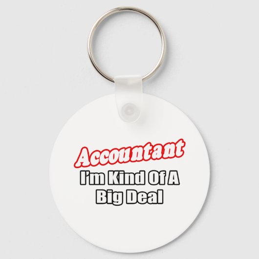 Accountant...grote deal sleutelhanger (Voorkant)