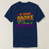 Accountant Haloween grappig T-shirt (Design voorkant)
