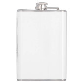 Accountant heeft een client met Giant Piggy Bank Heupfles (Achterkant)