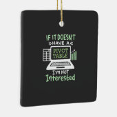 Accountant heeft een draaitabel keramisch ornament (Rechts)