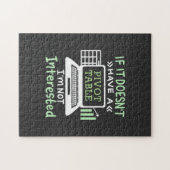 Accountant heeft een draaitabel legpuzzel (Horizontaal)