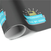 Accountant Hobby is spreadsheets Cadeaupapier (Rol Hoek)