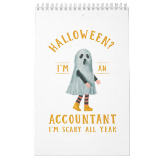Accountant I_M Scary Het hele jaar CPA Halloween A Kalender