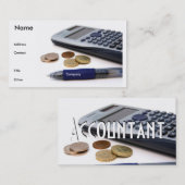 Accountant I-profielkaart Visitekaartje (Voorkant / Achterkant)