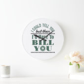 Accountant, ik kan het vertellen, maar dan heb ik  grote klok (Huis)