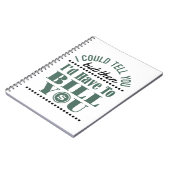 Accountant, ik kan het vertellen, maar dan heb ik  notitieboek (Linkerzijde)