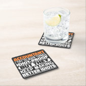 Accountant Ik probeer dingen Idiot Proof cool te m Kartonnen Onderzetters (Insitu)