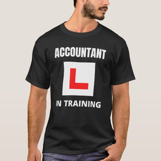 Accountant in opleiding t-shirt (Voorkant)