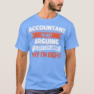 Accountant Ix27m die Ix27m niet aanvoert legt alle T-shirt