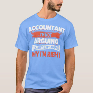 Accountant Ix27m die Ix27m niet aanvoert legt alle T-shirt