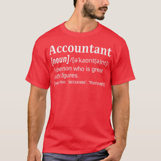 Accountant Joke Funny Dictionary Ideaal T-shirt
