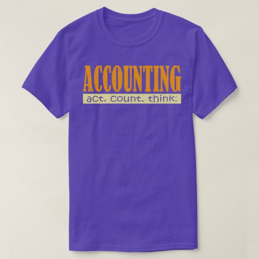 Accountant Jokes Bookkeeper Financial Consultant C T-shirt (Design voorkant)