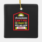 Accountant kan het herstellen keramisch ornament (Voorkant)