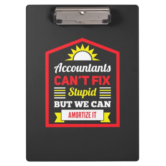 Accountant kan het herstellen klembord (Voorkant)