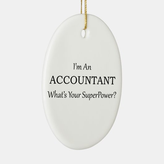 Accountant Keramisch Ornament (Rechts)