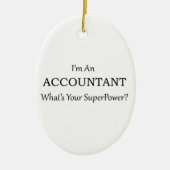 Accountant Keramisch Ornament (Voorkant)