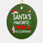 Accountant Keramisch Ornament (Links)