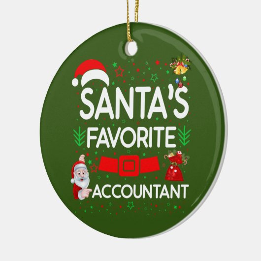 Accountant Keramisch Ornament (Links)
