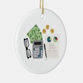 Accountant Keramisch Ornament (Rechts)