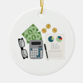 Accountant Keramisch Ornament (Voorkant)