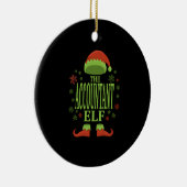 Accountant Kerst Elf Keramisch Ornament (Rechts)