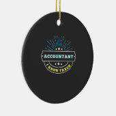 Accountant Know Taxes Keramisch Ornament (Rechts)