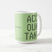 "ACCOUNTANT" KOFFIEMOK (Voorkant rechts)