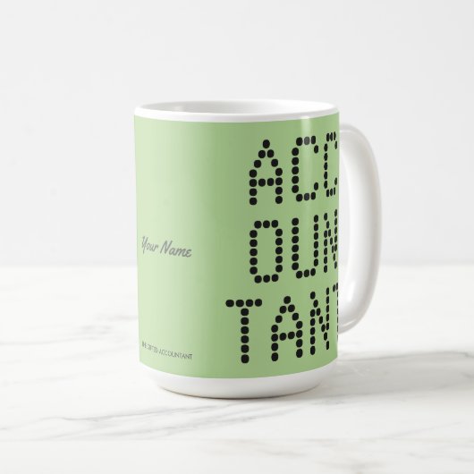 "ACCOUNTANT" KOFFIEMOK (Voorkant rechts)