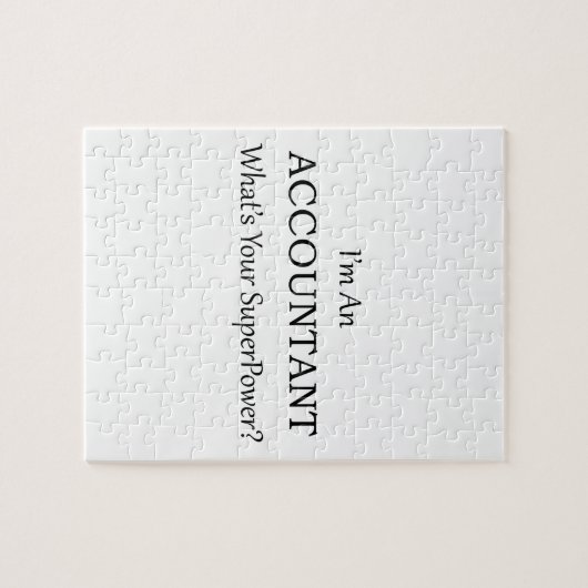 Accountant Legpuzzel (Horizontaal)