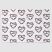 Accountant Leopard Heart Lijst Wit Tissuepapier (Voorkant)