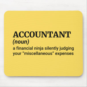Accountant leven uitgelegd muismat