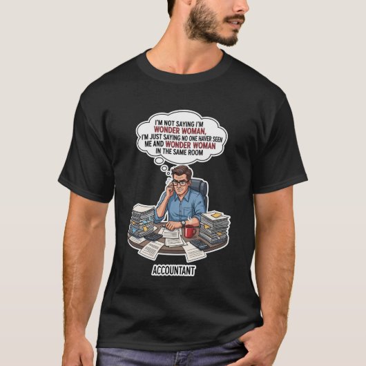 Accountant Levensessenties – Professionele Financi T-shirt (Voorkant)