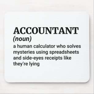 Accountant Life - Grappige definitie Muismat