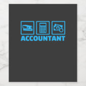 Accountant Life Wijn Etiket (Enkel label)