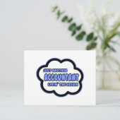 Accountant.. Livin' The Dream Briefkaart (Staand voorkant)