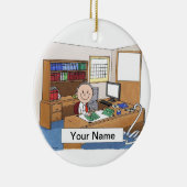 Accountant: man keramisch ornament (Rechts)