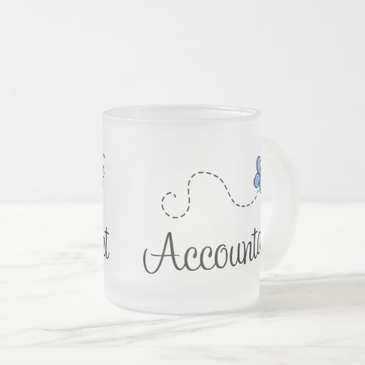  accountant matglas koffiemok (Voorkant rechts)