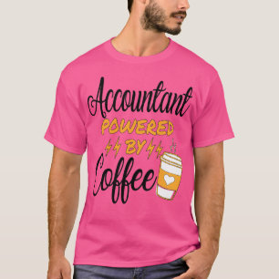 Accountant met koffie t-shirt