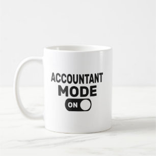 Accountant Mode is ingeschakeld, Funny Accountant Koffiemok