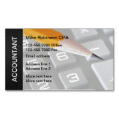 Accountant Modern Visitekaartje Magneten (Voorkant)