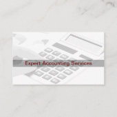 Accountant Moderne twee zijden Visitekaartje (Voorkant)