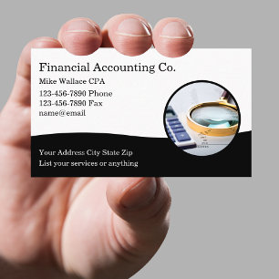 Accountant Moderne Visitekaartjes Sjabloon