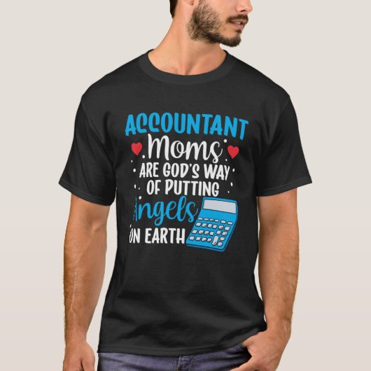 Accountant moeder beste mama ooit boekhouden moede t-shirt (Voorkant)