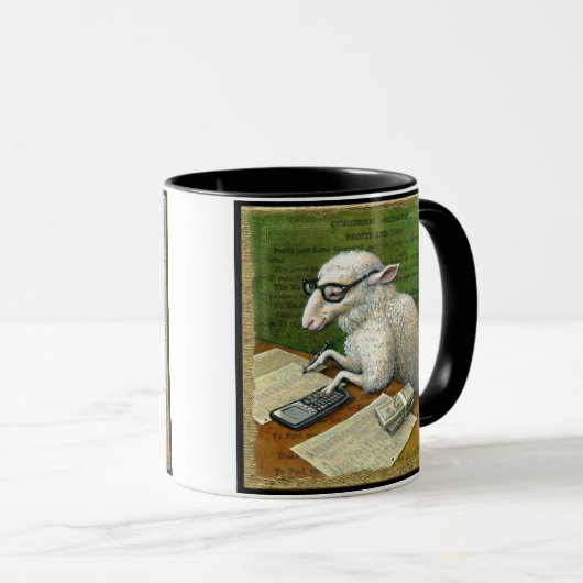 Accountant mok, Counting Sheep Mok (Voorkant rechts)