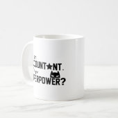 Accountant Mok Ik ben Superpower Accountant Gifts (Voorkant links)
