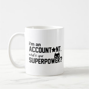 Accountant Mok Ik ben Superpower Accountant Gifts