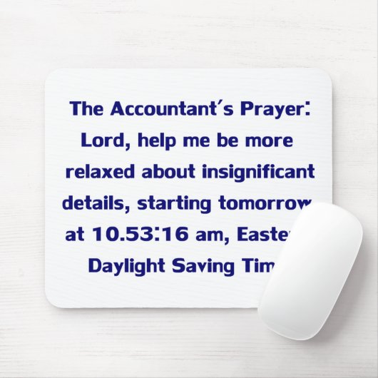 Accountant Mousepad Muismat (Met muis)
