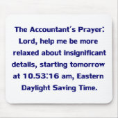 Accountant Mousepad Muismat (Voorkant)