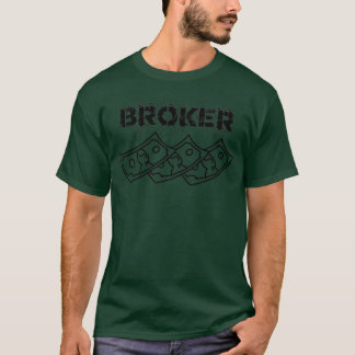 ACCOUNTANT NEW YORK BLACK EN WHITFINANCE BROKER T-SHIRT